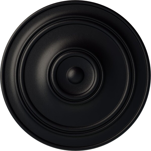 Ekena Millwork Small Classic Ceiling Medallion (Fits Canopies up to 10"), 40 1/4"OD x 3 1/8"P, Steel Gray CM40CLSGS - main